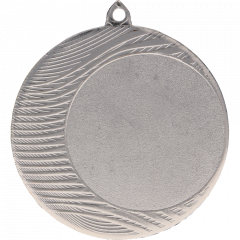 Medal srebrny ogólny z miejscem na emblemat 50 mm - medal stalowy