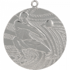Medal srebrny - piłka siatkowa - medal stalowy