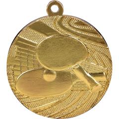 Medal złoty - tenis stołowy - medal stalowy