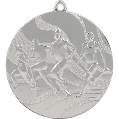 Medal srebrny- biegi - medal stalowy