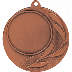 Medal brązowy ogólny z miejscem na emblemat 25 mm - medal stalowy