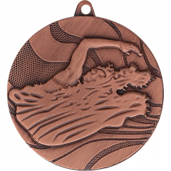 Medal brązowy- PŁYWANIE - medal stalowy