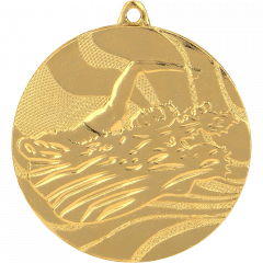 Medal złoty- PŁYWANIE - medal stalowy