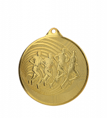 Medal złoty- Bieganie- medal stalowy