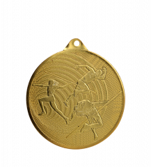 Medal złoty- Lekkoatletyka- medal stalowy