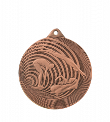 Medal brązowy- PŁYWANIE - medal stalowy