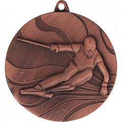 Medal brązowy zjazd narciarski - medal stalowy