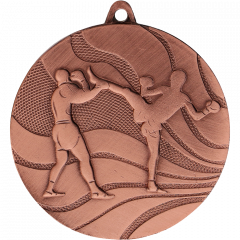 Medal brązowy- kick boxing - medal stalowy
