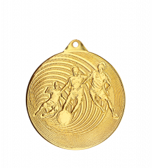 Medal złoty - piłka nożna - medal stalowy