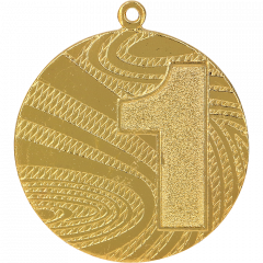 Medal stalowy złoty pierwsze miejsce