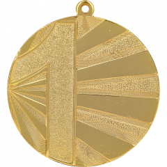 Medal stalowy zloty pierwsze miejsce