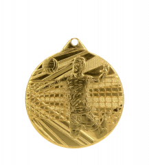 Medal metalowy z grawerowaniem na laminacie