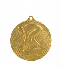 Medal złoty- PŁYWANIE - medal stalowy