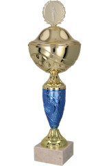 Puchar metalowy z przykrywką SANTICA BL