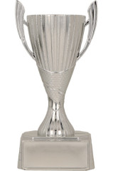 Puchar  plastikowy srebrny SILA