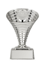 Puchar  plastikowy srebrny