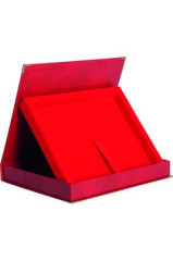 Etui z tworzywa sztucznego poziome w kolorze czerwonym - na deskę 305x230