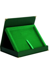 Etui z tworzywa sztucznego poziome w kolorze zielonym - na deskę 230x180