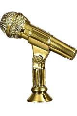 Figurka plastikowa mikrofon