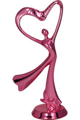 Figurka plastikowa różowa - taniec